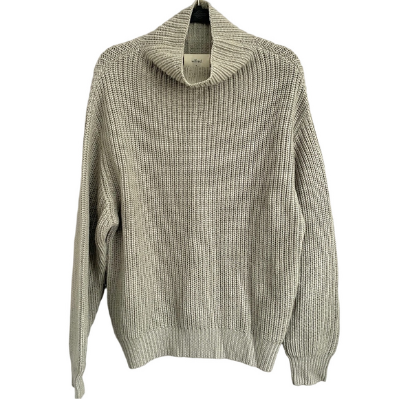 Aritzia Wilfred Dry Basil (Gray Green) Montpellier Sweater - M, 100% merino wool - Picture 7 of 9